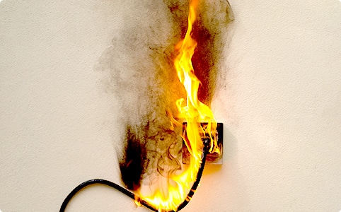 雨水の浸入で電気系統に被害