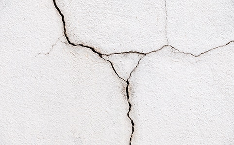 外壁のひび割れ